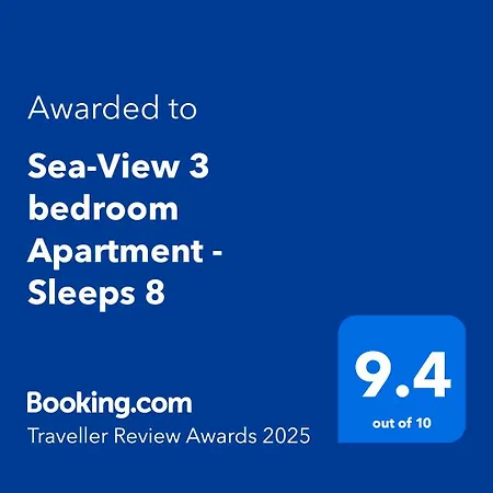 Sea-view 3 Bedroom - Sleeps 8 Apartment Marsaskala